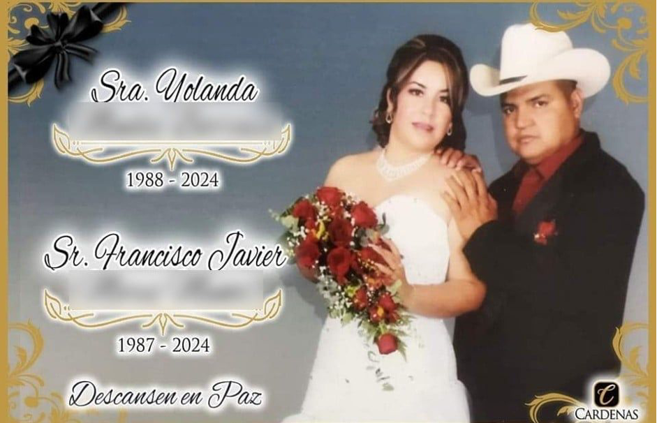 7. 28-oct-24 Matrimonio chihuahuense entre las víctimas de accidente fatal en carretera Aguascalientes-Zacatecas