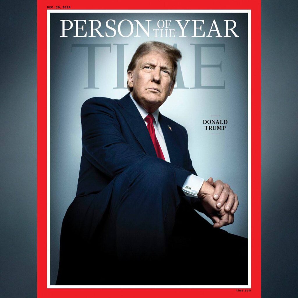 5. 12-dic-24 Donald Trump Nombrado Por Segunda Vez Persona Del Año Por La Revista Time