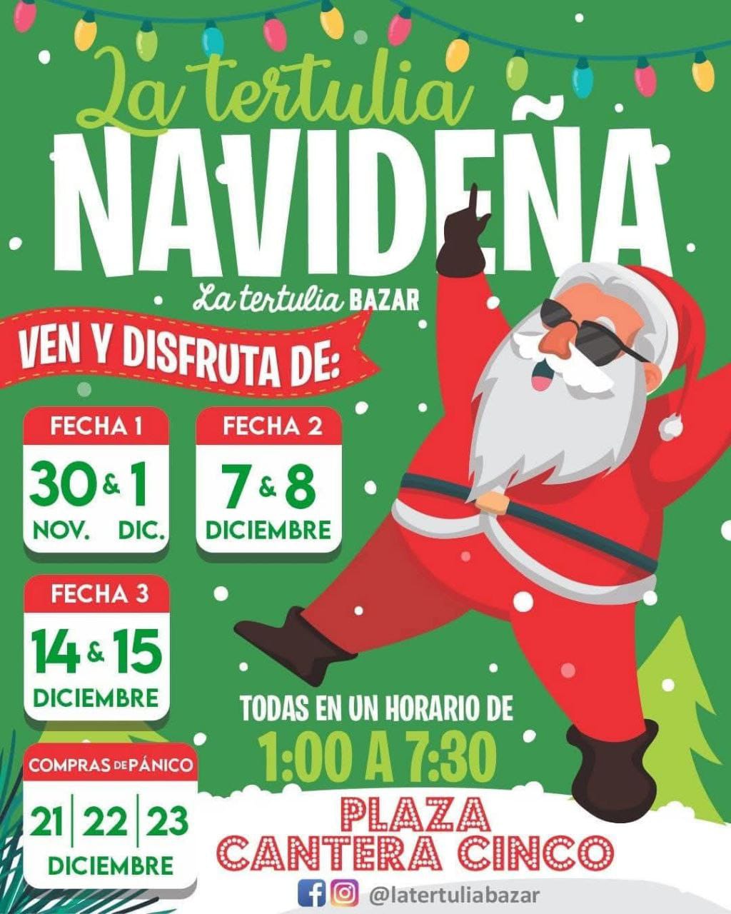 8. 19-dic-24 Tertulia Navideña- Promoción de Comercio Local en Plaza Cantera 5