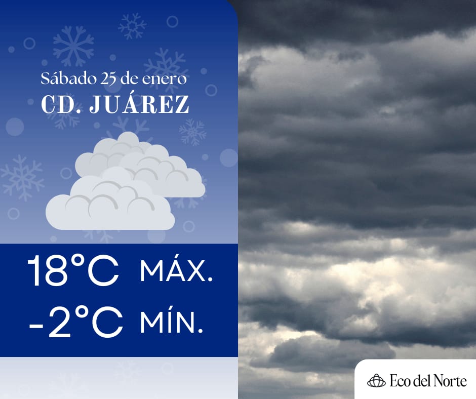 1. 25-ene-25 Ciudad Juárez y Chihuahua registran un ligero aumento en las temperaturas este sábado (1)