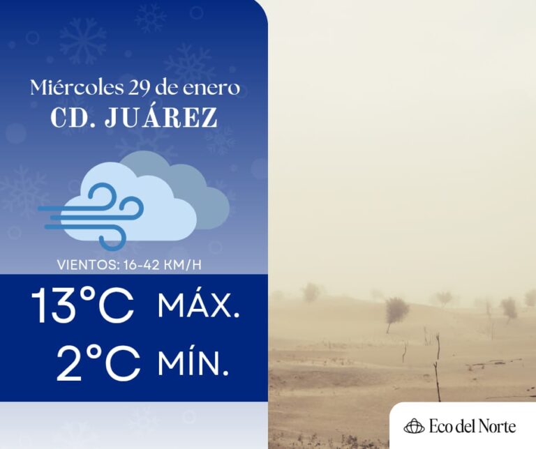 1. 29-ene-25 Clima del 29 de enero- Frío y viento en Juárez y Chihuahua (1)