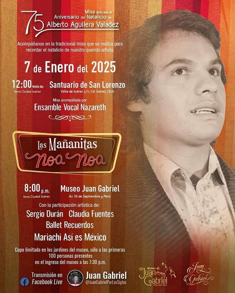 3. 07-ene-25 Ciudad Juárez Conmemora el 75° Aniversario del Nacimiento de Juan Gabriel