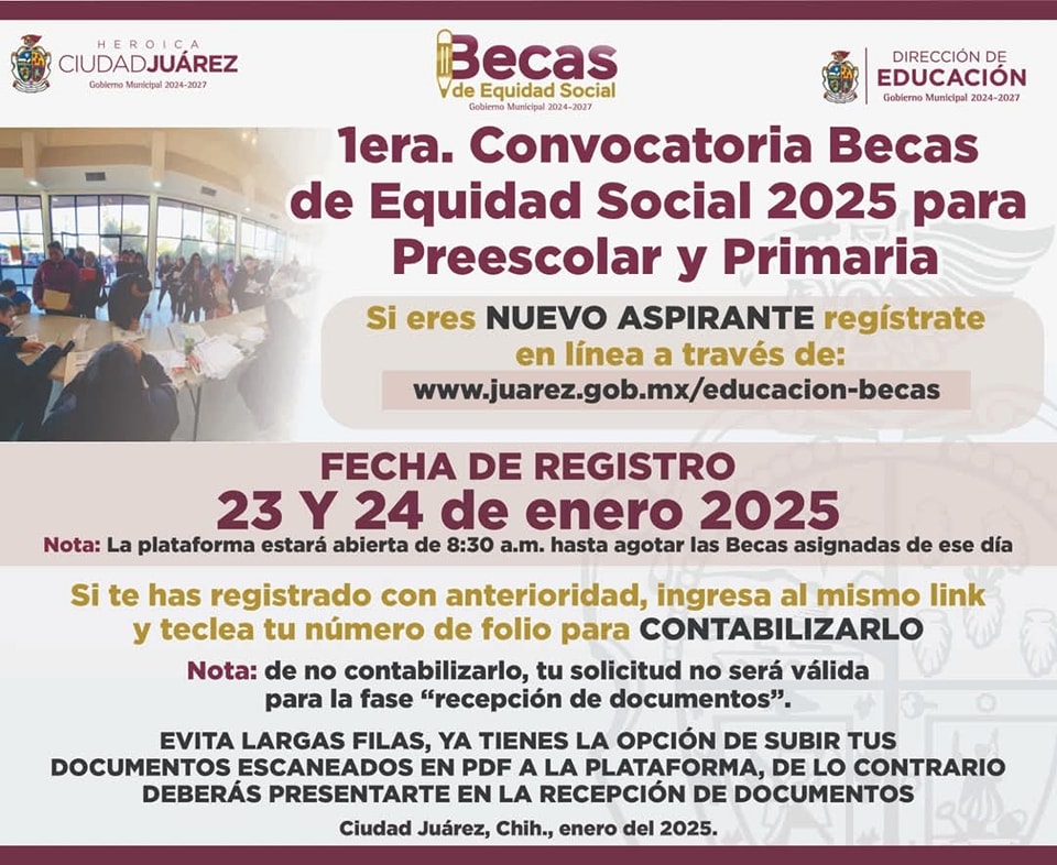 4. 23-ene-25 Becas de Equidad Social abren convocatoria para preescolar y primaria