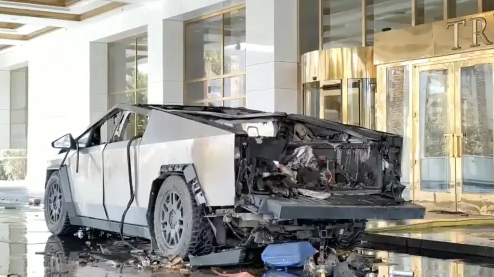 5. 03-ene-25 Explosión de Tesla Cybertruck sacude Las Vegas y despierta sospechas