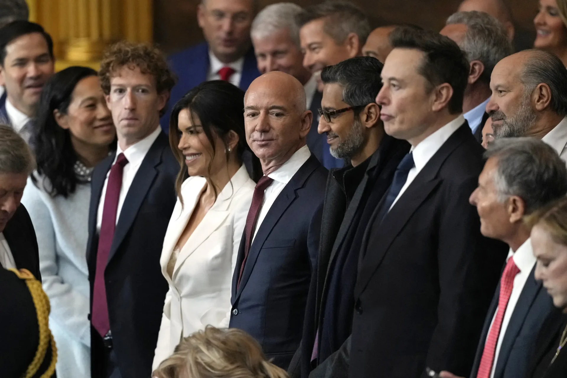 7. 21-ene-25 La élite empresarial y tecnológica en la toma de posesión de Donald Trump