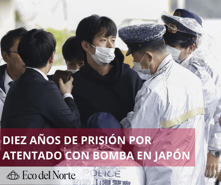 5. 19-feb-25 Condenado a diez años de prisión el hombre que lanzó una bomba casera contra el ex primer ministro Fumio Kishida