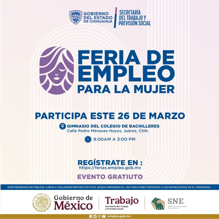 3. 13-mar-25 Feria de empleo en Ciudad Juárez ofrecerá oportunidades laborales a mujeres (1)