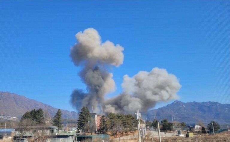 5. 06-mar-25 Error militar en Corea del Sur- Bombardeo accidental deja 15 heridos, dos en estado grave