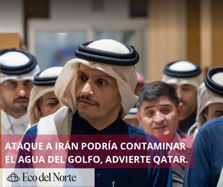 5. 10-mar-25 Ataque a Irán podría contaminar el agua del Golfo, advierte Qatar