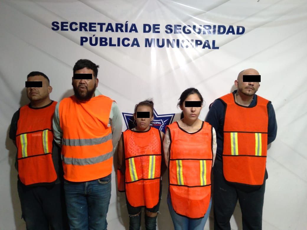 2. 17-abr-25 Detienen a cinco personas por portación de arma, drogas y robos (1)