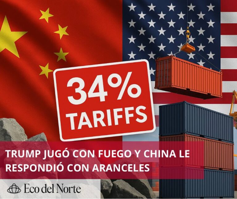 5. 05-abr-25 China responde con todo- Impone aranceles del 34% a productos de EE. UU. y limita exportación de tierras raras