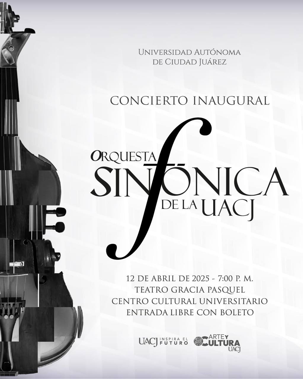 7. 07-abr-25 Orquesta Sinfónica de la UACJ inicia temporada con concierto gratuito