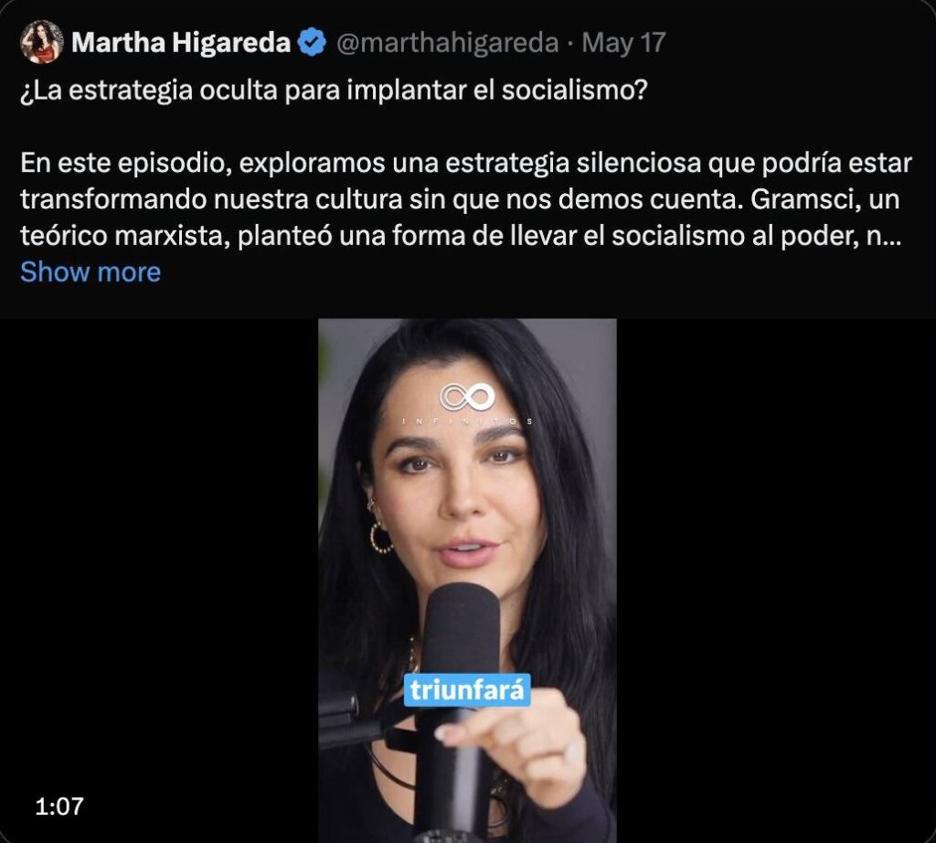 5. 20-may-25 Martha Higareda ahora también es experta en marxismo… o eso dice su podcast