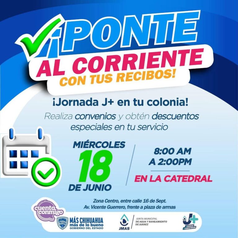 3. 19-jun-25 JMAS ofrece jornada especial para regularizar adeudos en Zona Centro