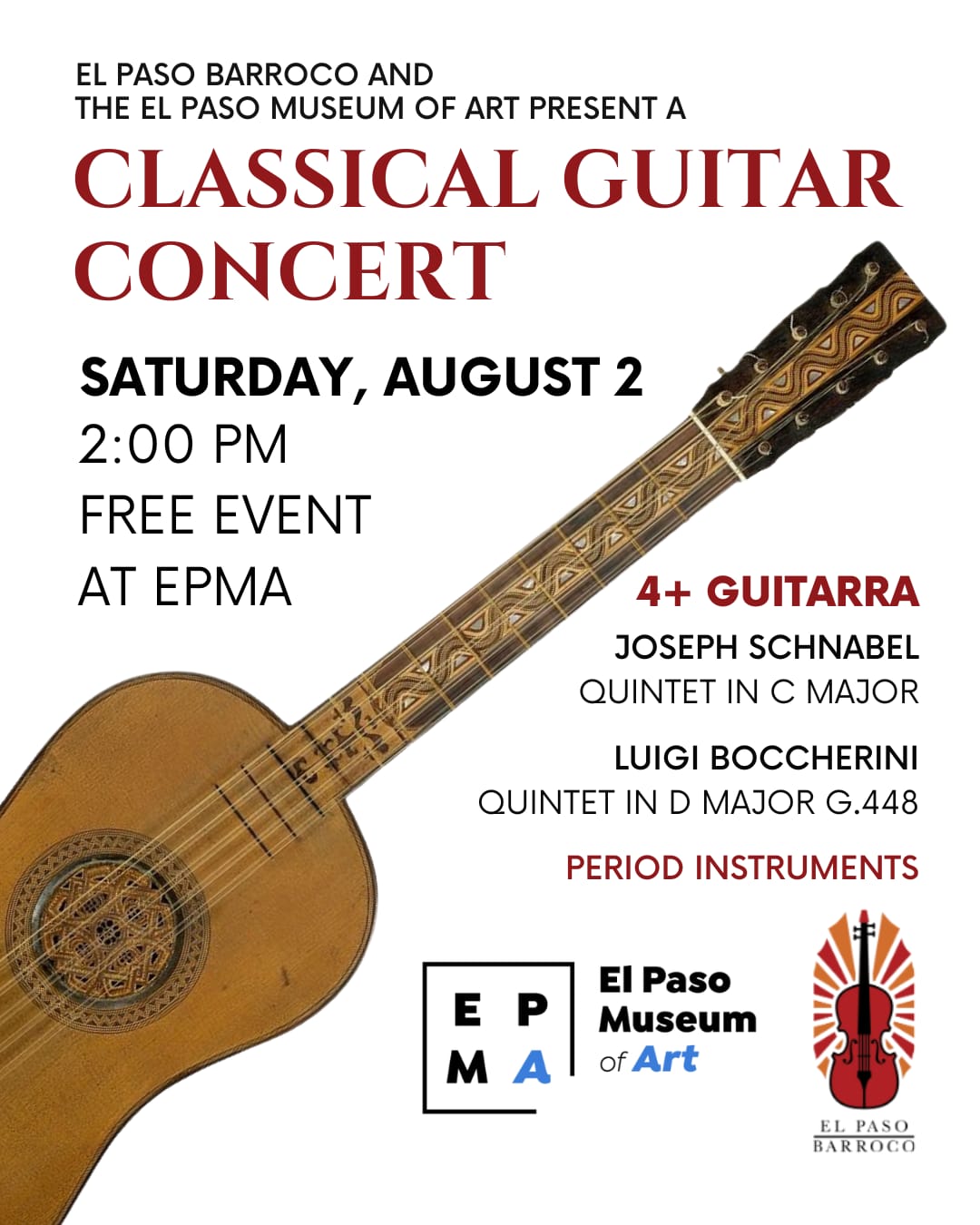 5. 19-jul-25 Concierto binacional de guitarra clásica en Juárez y El Paso