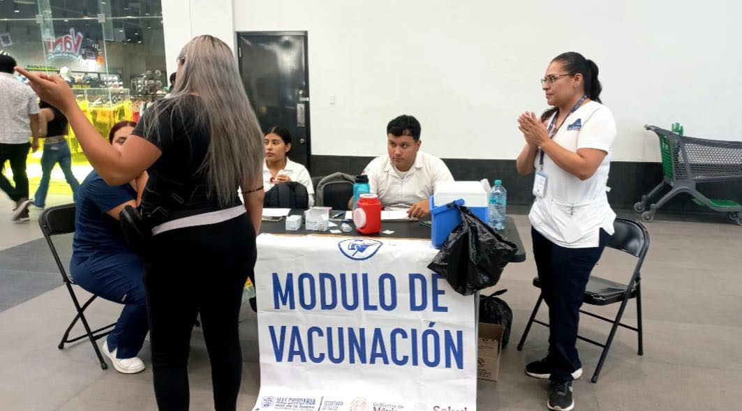 4. 19-ago-25 Distrito de Salud II Juárez instala módulos para vacunación contra sarampión (1)